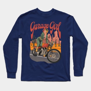 Garage girl Long Sleeve T-Shirt